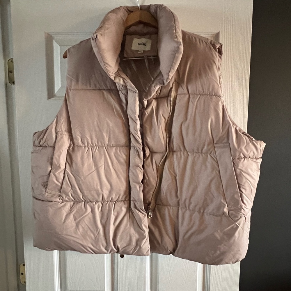 GAP Pink Puffer Jacket Quilted Warmth